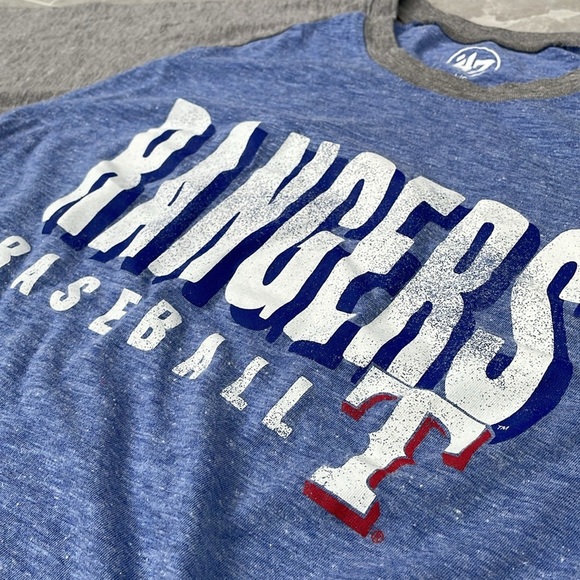 Women's ‘47 MLB Texas Rangers Baseball Short Sleeve Shirt Large - Picture 6 of 15